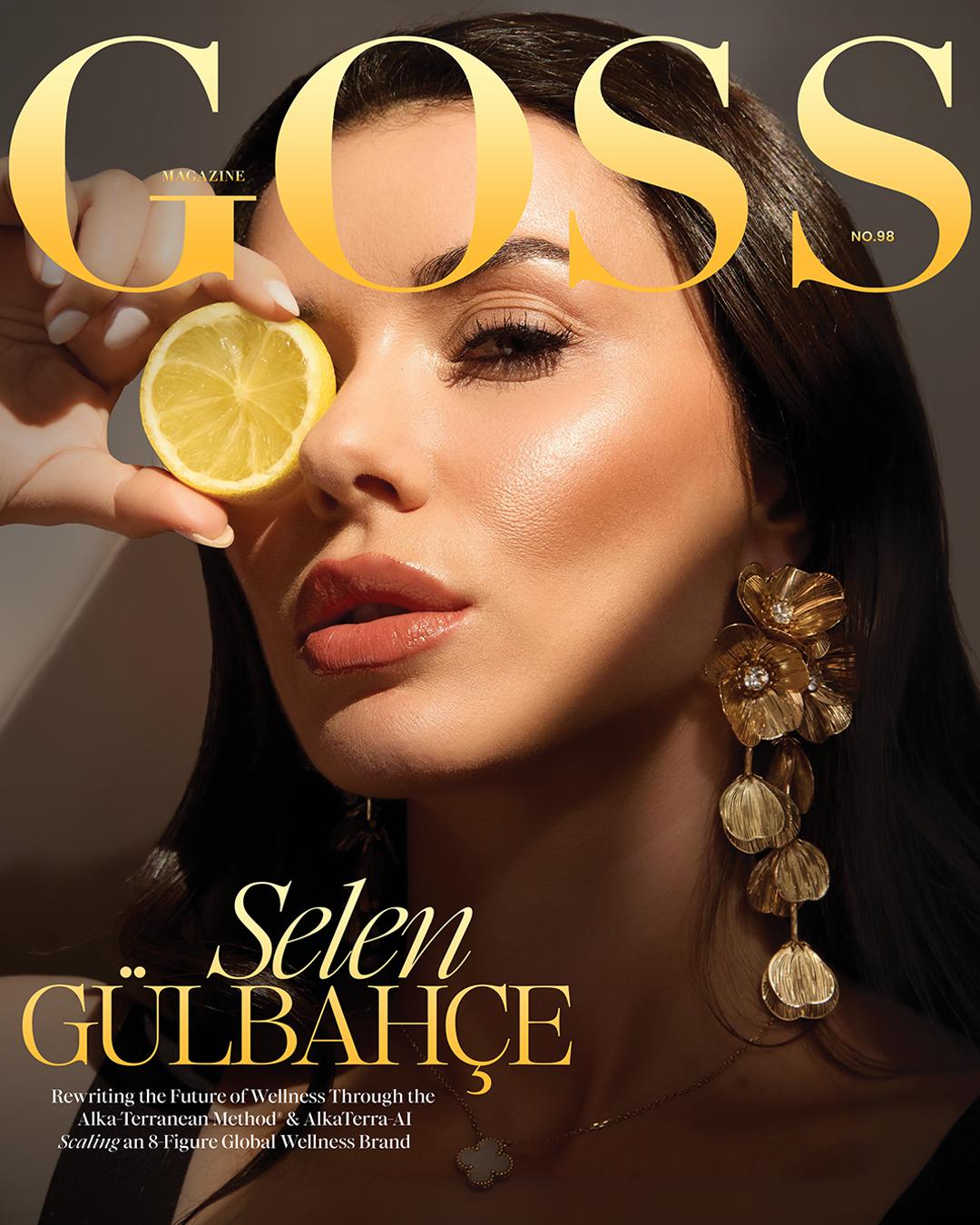 Selen Gulbahce on the cover of GOSS Magazine